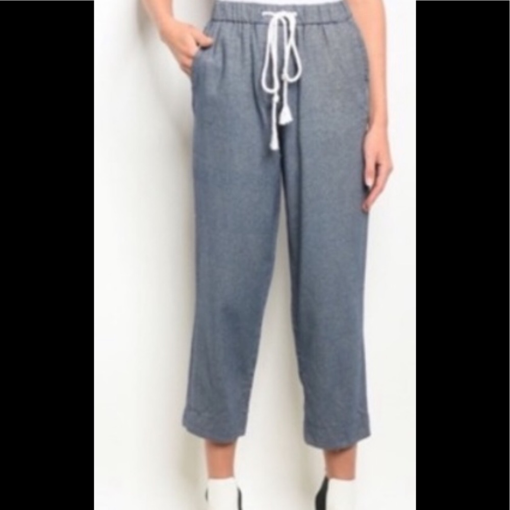 New Cropped pants Capri  woven pants
